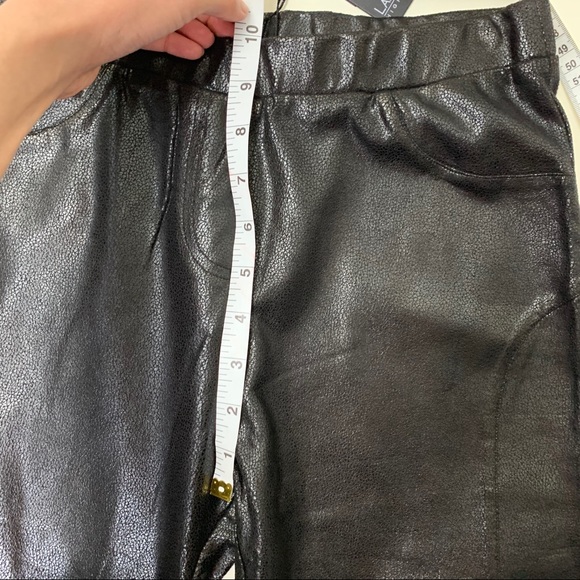 Lady Dutch crushed faux leather leggings - Picture 3 of 7